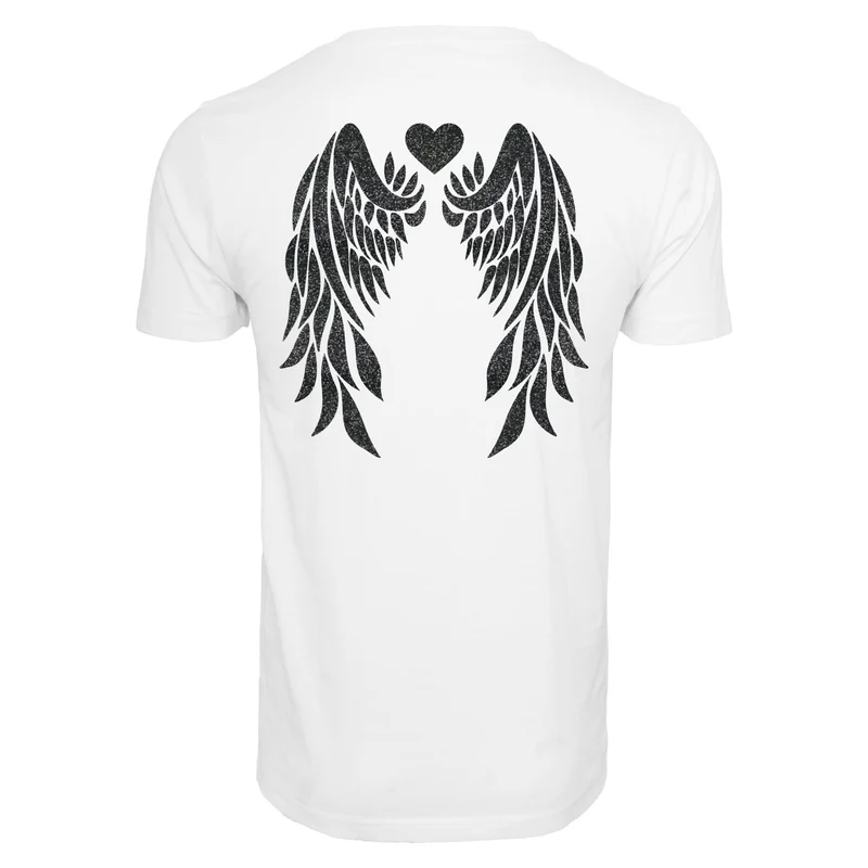 T-Shirt Shirt - Angel Wings - Druck Schwarz - verschiedene Farben zur Auswahl