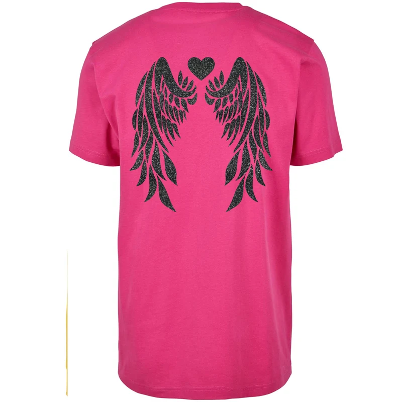 T-Shirt Shirt - Angel Wings - Druck Schwarz - verschiedene Farben zur Auswahl