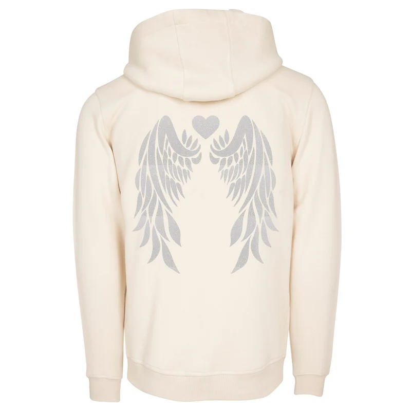 Hoodie - Angel Wings - Druck Weiß Rainbow - verschiedene Farben zur Auswahl