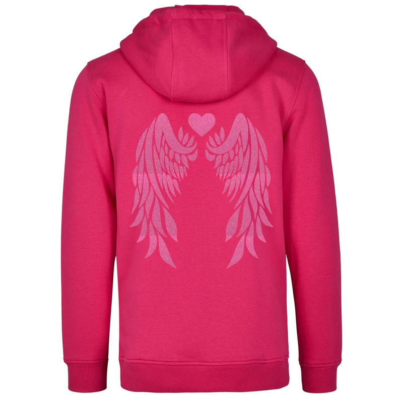 Hoodie - Angel Wings - Druck Neon Rosa - verschiedene Farben zur Auswahl