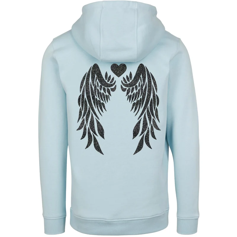 Hoodie - Angel Wings - Druck Schwarz - verschiedene Farben zur Auswahl