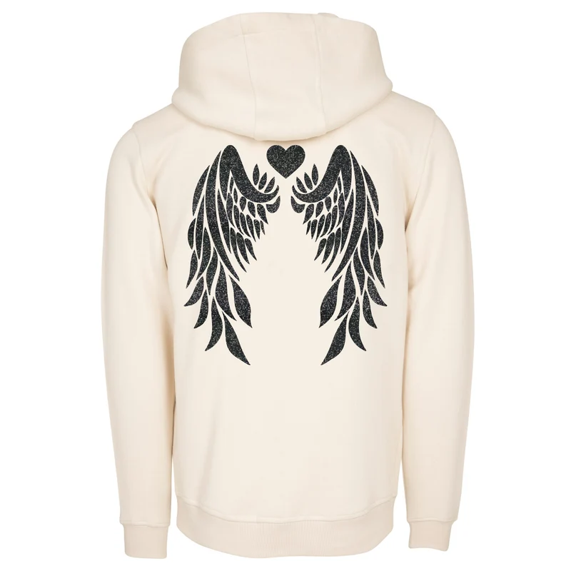 Hoodie - Angel Wings - Druck Schwarz - verschiedene Farben zur Auswahl
