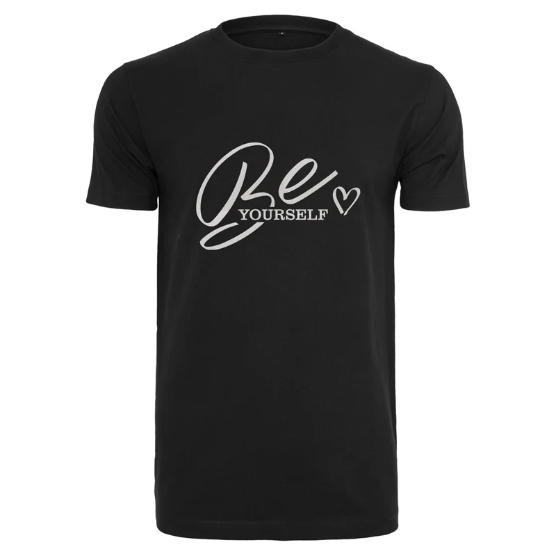 T-Shirt Shirt - Be your Self - Druck Weiß Rainbow - verschiedene Farben zur Auswahl