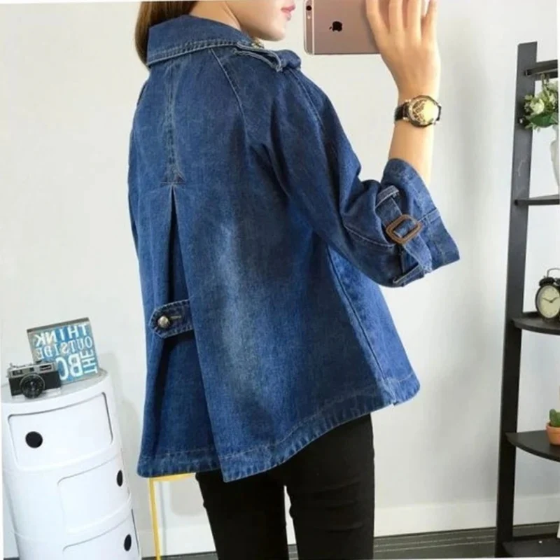 Hedda | Damen Denim Jacke im Vintage Stil