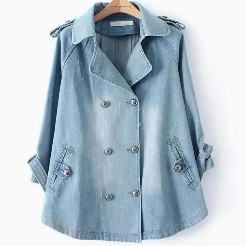 Hedda | Damen Denim Jacke im Vintage Stil