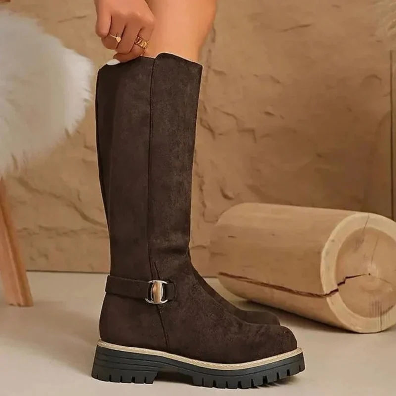 Melisa | Damen Orthopädische Stiefel mit Schnalle und Reißverschluss