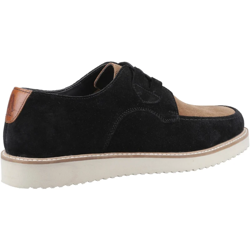 Hush Puppies Orion Herren-Schnürschuh | Schwarz-Taupe