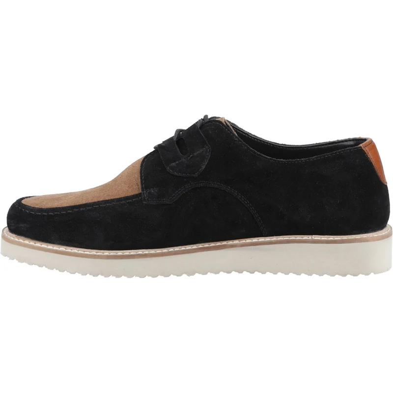 Hush Puppies Orion Herren-Schnürschuh | Schwarz-Taupe