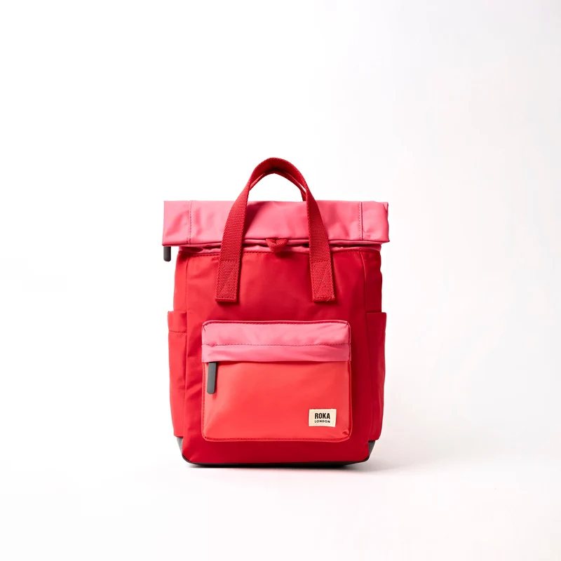 ROKA Canfield B Roter, tonaler kleiner Beutel aus recyceltem Nylon