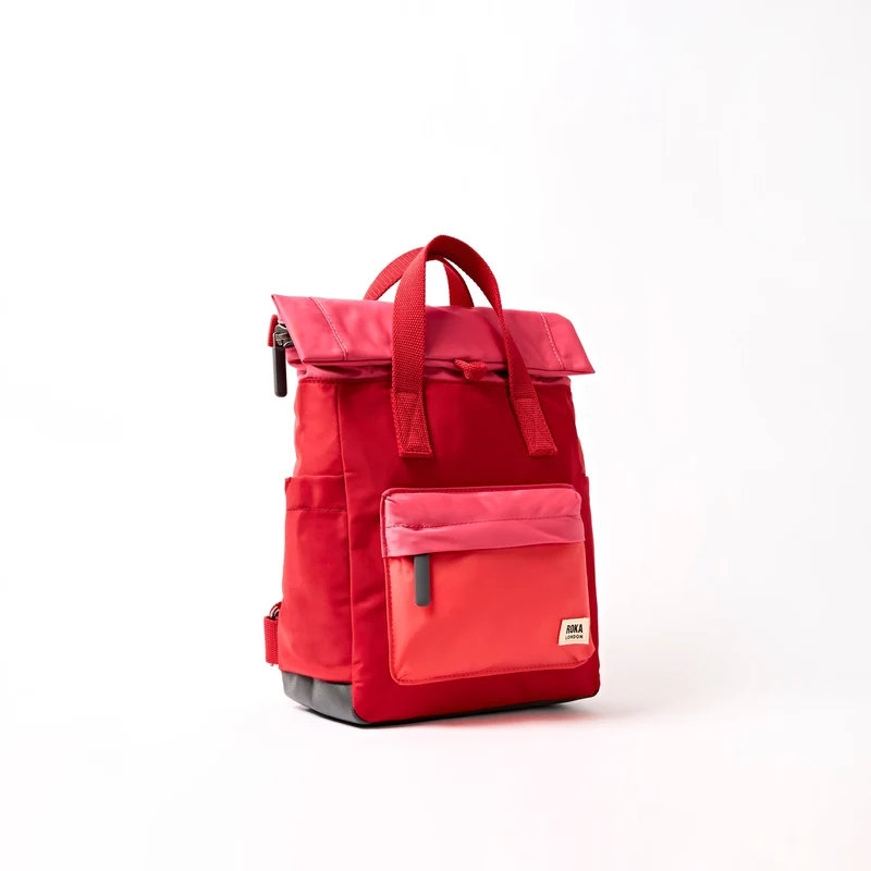 ROKA Canfield B Roter, tonaler kleiner Beutel aus recyceltem Nylon