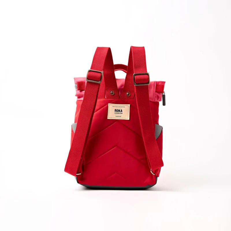 ROKA Canfield B Roter, tonaler kleiner Beutel aus recyceltem Nylon
