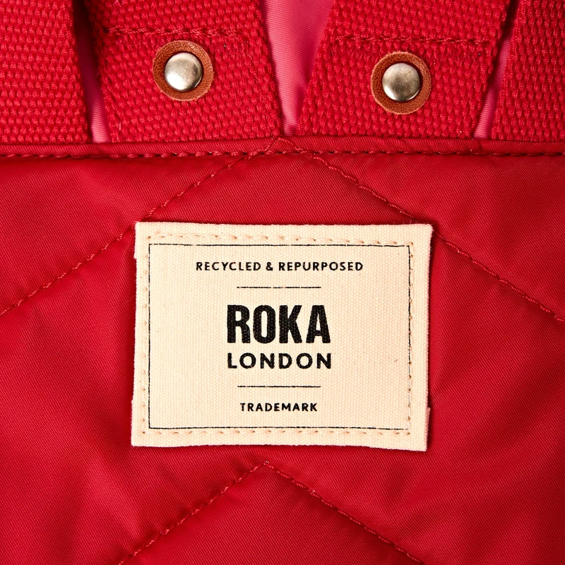 ROKA Canfield B Roter, tonaler kleiner Beutel aus recyceltem Nylon