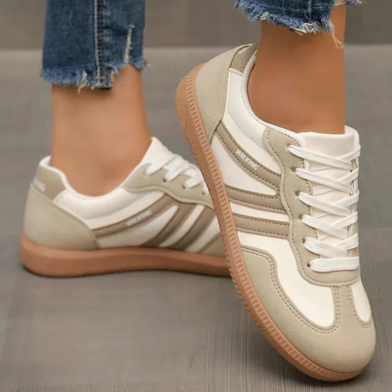 Maelle | Damen Orthopädische Sneaker mit Schnürschuh und extra Platz vorne