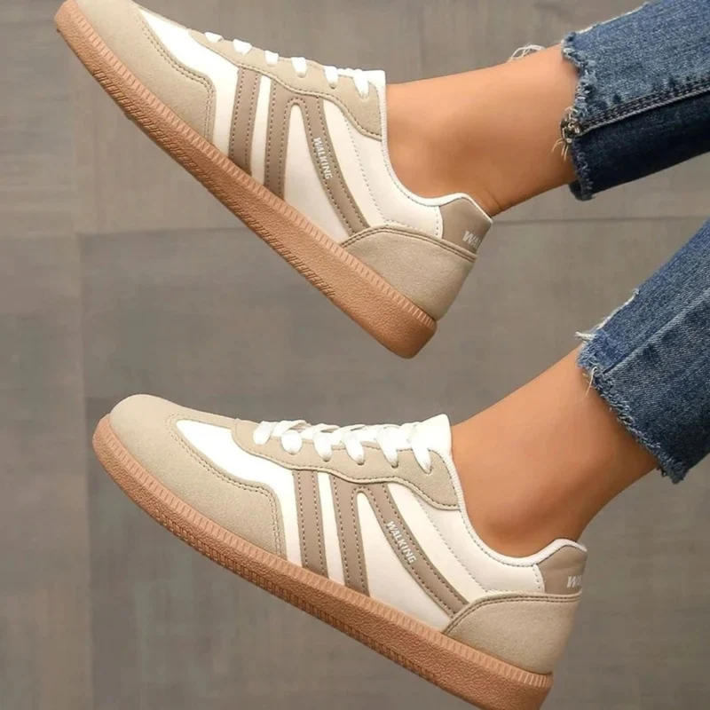 Maelle | Damen Orthopädische Sneaker mit Schnürschuh und extra Platz vorne