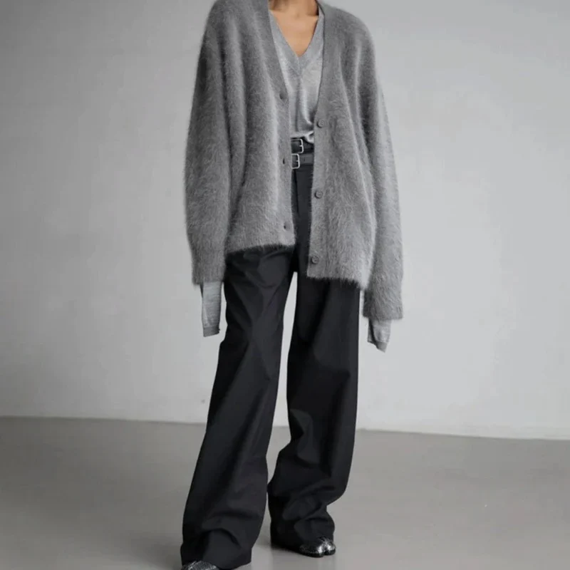 Juliette | Damen Strickjacke mit Knöpfen und Weitem Schnitt