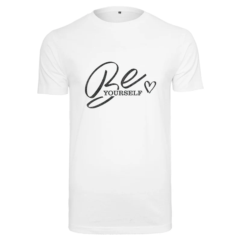 T-Shirt Shirt - Be Yourself - Druck Schwarz - verschiedene Farben zur Auswahl