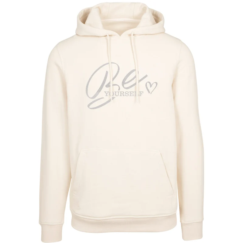 Hoodie - Be Yourself - Druck Weiß Rainbow - verschiedene Farben zur Auswahl