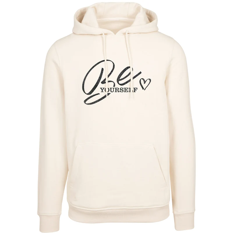 Hoodie - Be Yourself - Druck Schwarz - verschiedene Farben zur Auswahl