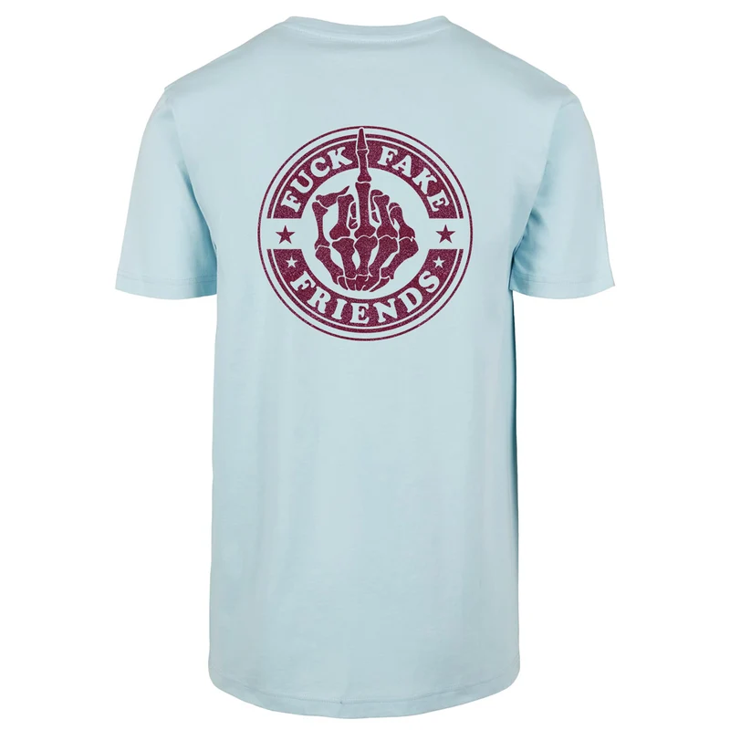 T-Shirt - Fuck Fake Friends - Druck Pink - verschiedene Farben zur Auswahl