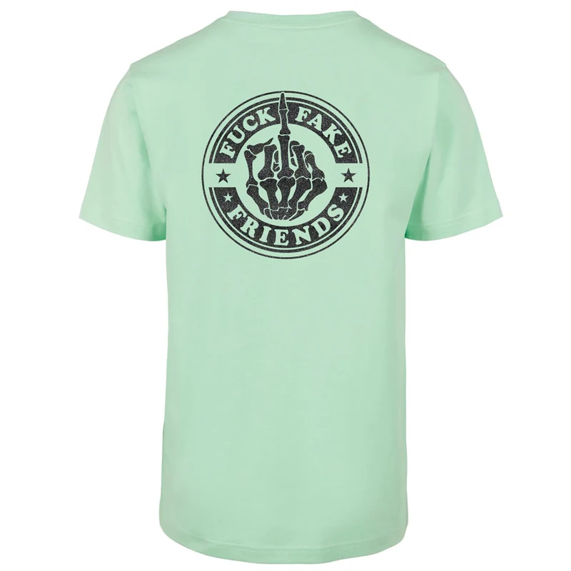 T-Shirt - Fuck Fake Friends - Druck Schwarz - verschiedene Farben zur Auswahl