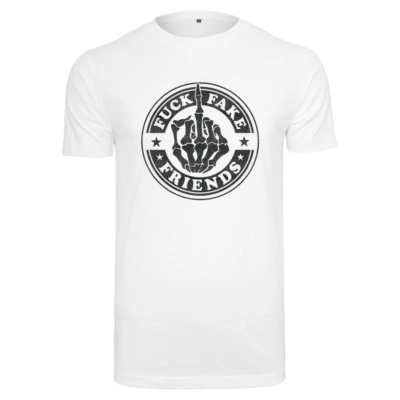 T-Shirt - Fuck Fake Friends - Druck Schwarz - verschiedene Farben zur Auswahl