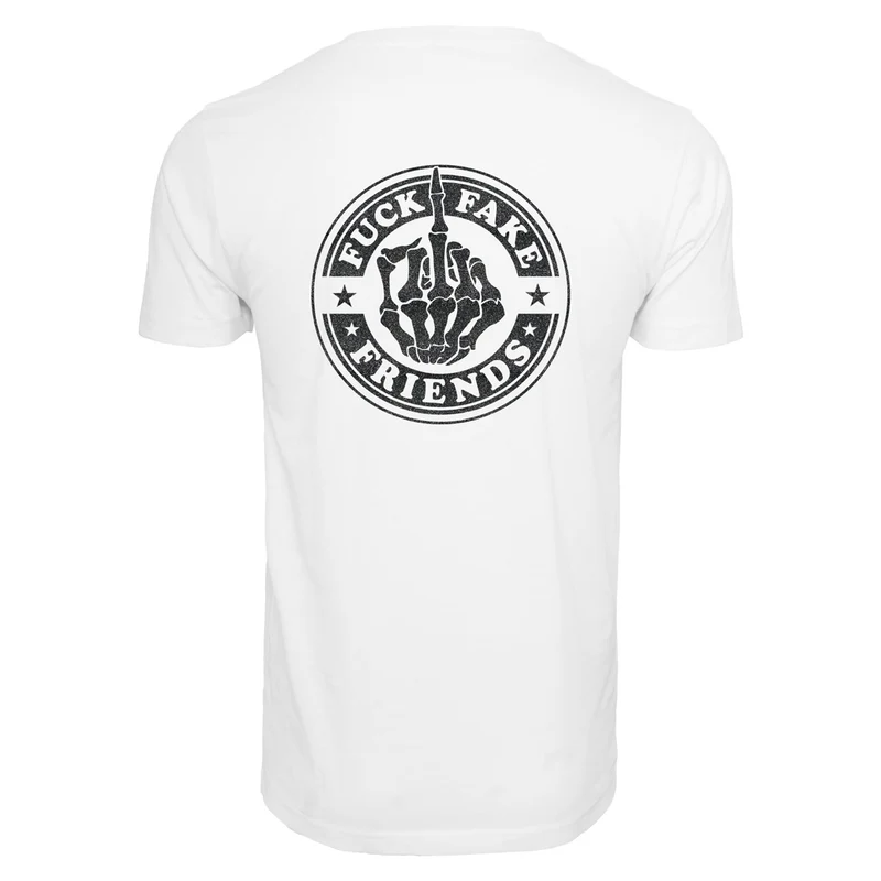 T-Shirt - Fuck Fake Friends - Druck Schwarz - verschiedene Farben zur Auswahl