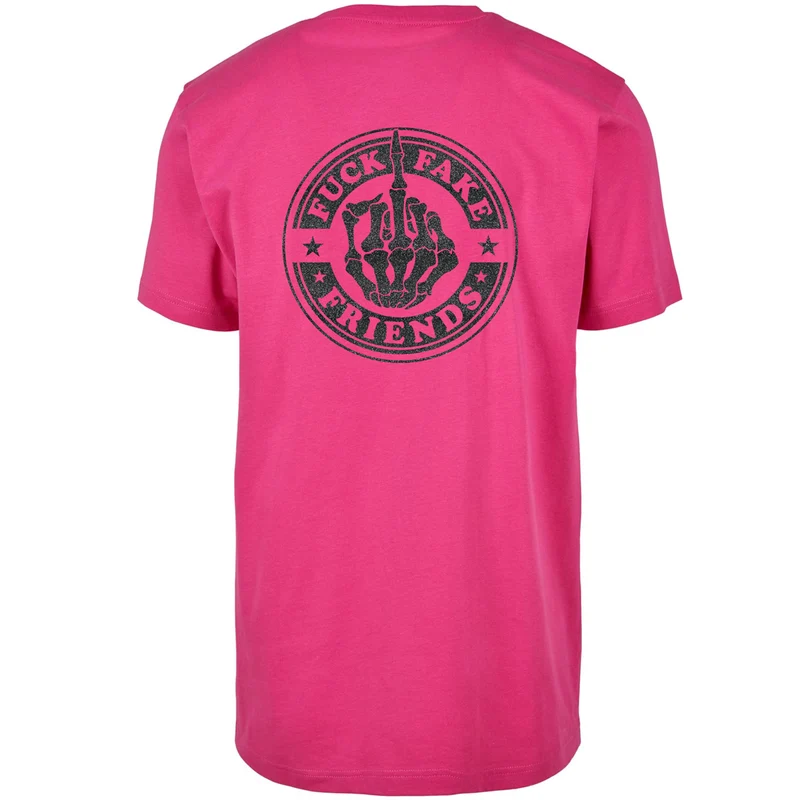 T-Shirt - Fuck Fake Friends - Druck Schwarz - verschiedene Farben zur Auswahl