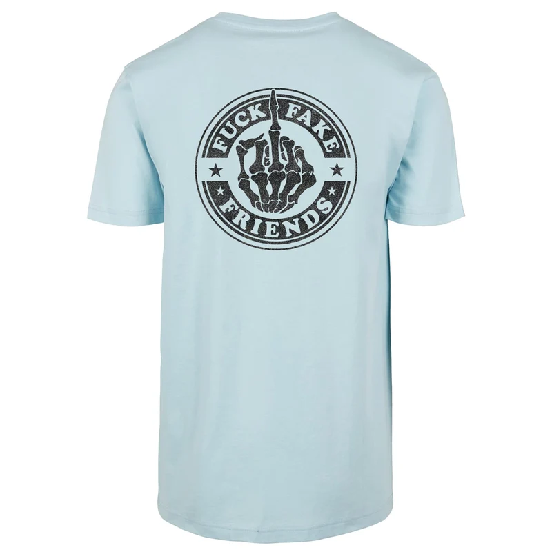 T-Shirt - Fuck Fake Friends - Druck Schwarz - verschiedene Farben zur Auswahl