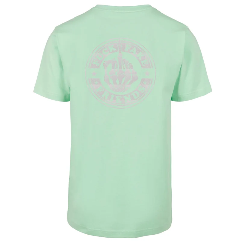 T-Shirt - Fuck Fake Friends - Druck Weiß Rainbow - verschiedene Farben zur Auswahl