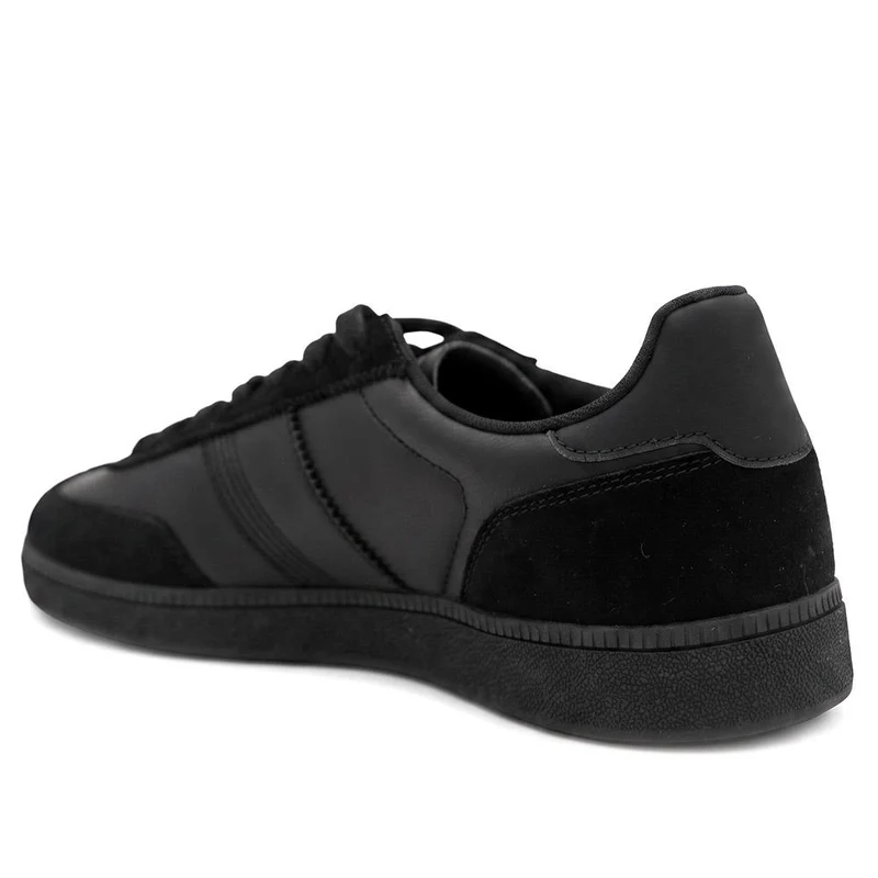 Casual Lace Up Trainers - DINGX44000 / 330 187 - Black-Black