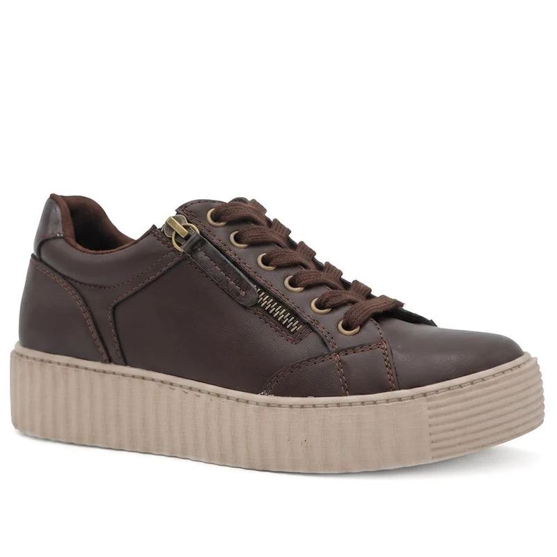 Bellissimo Lightweight Platform Trainers - BELWBIN44058 / 329 749 - Chocolate
