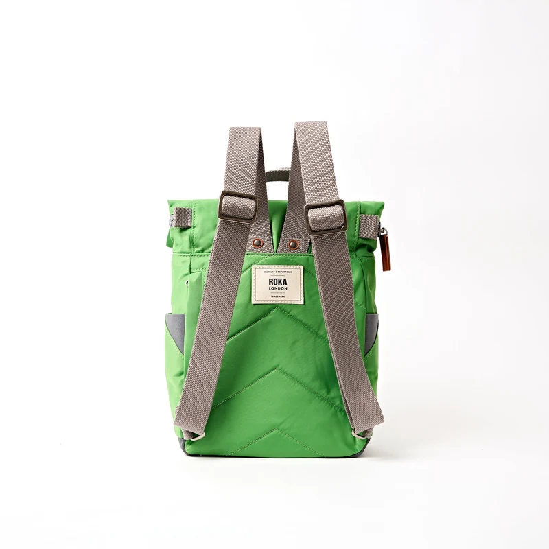ROKA Canfield B Online Lime Kleine Tasche aus recyceltem Nylon