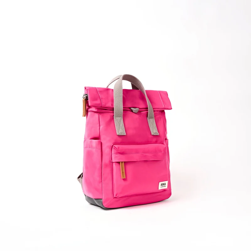 ROKA Canfield B Granita Rot Kleine Tasche aus recyceltem Nylon