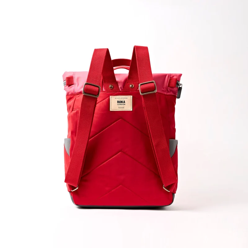 ROKA Canfield B Roter, mittelgroßer Beutel aus recyceltem Nylon