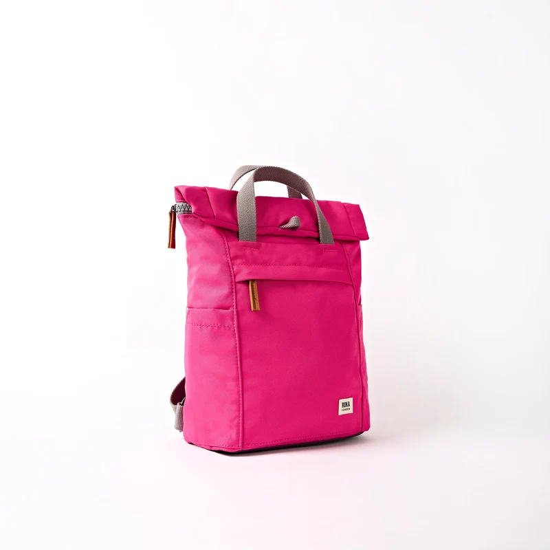 ROKA Finchley Eine kleine Tasche aus recyceltem Canvas in Granita-Rot