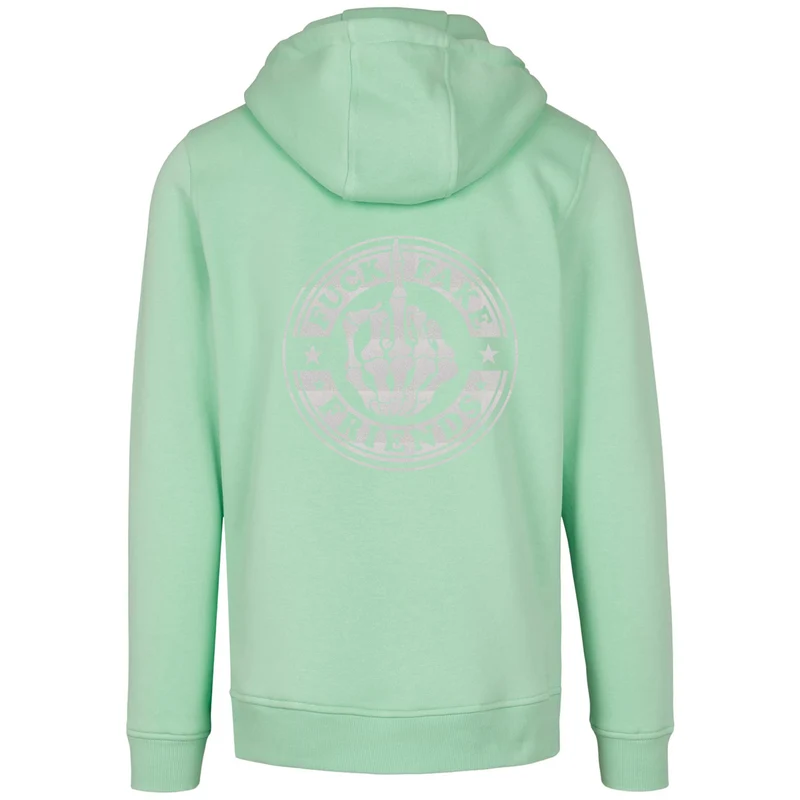 Hoodie - Fuck Fake Friends - Druck Weiß Rainbow - verschiedene Farben zur Auswahl