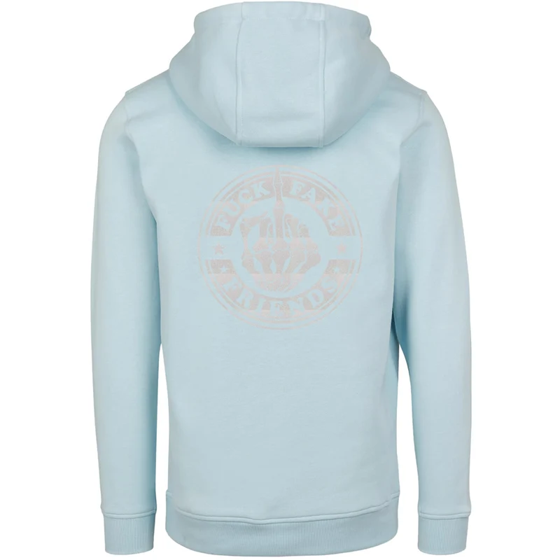 Hoodie - Fuck Fake Friends - Druck Weiß Rainbow - verschiedene Farben zur Auswahl
