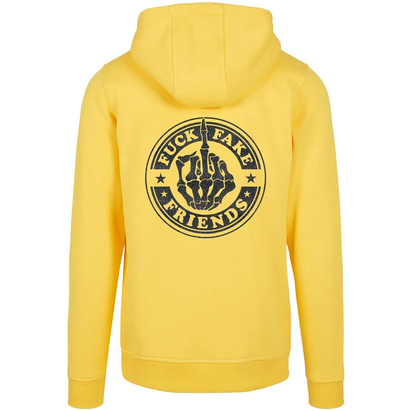 Hoodie - Fuck Fake Friends - Druck Schwarz - verschiedene Farben zur Auswahl