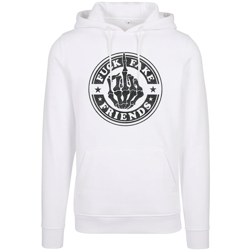 Hoodie - Fuck Fake Friends - Druck Schwarz - verschiedene Farben zur Auswahl
