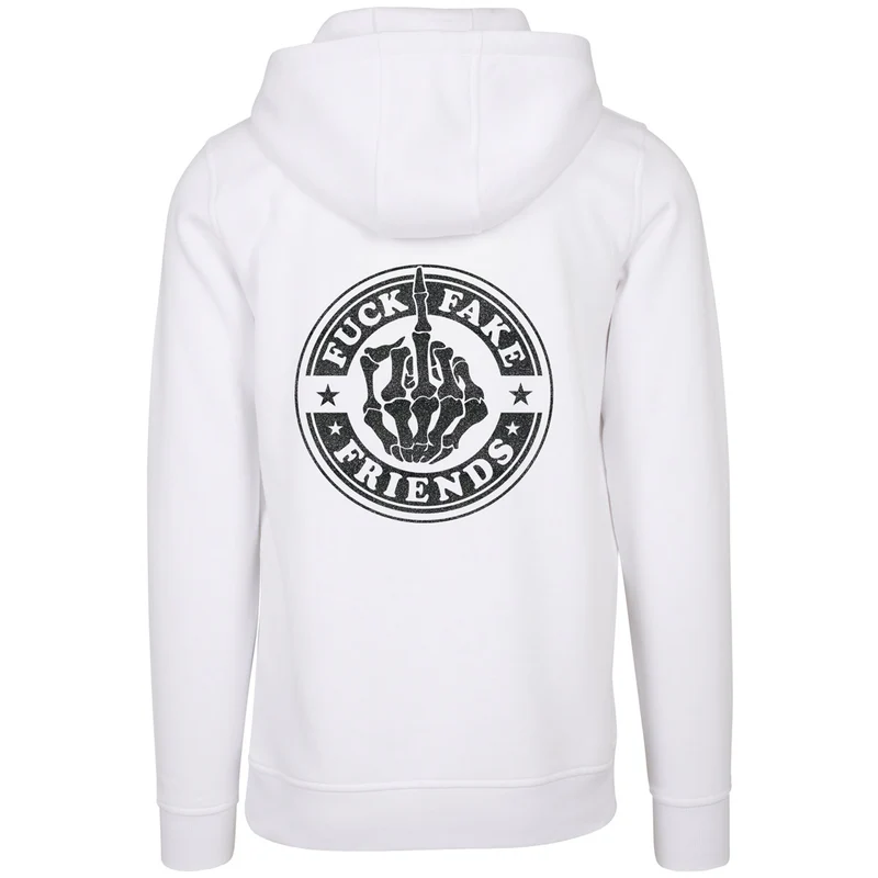 Hoodie - Fuck Fake Friends - Druck Schwarz - verschiedene Farben zur Auswahl