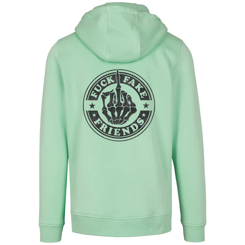 Hoodie - Fuck Fake Friends - Druck Schwarz - verschiedene Farben zur Auswahl