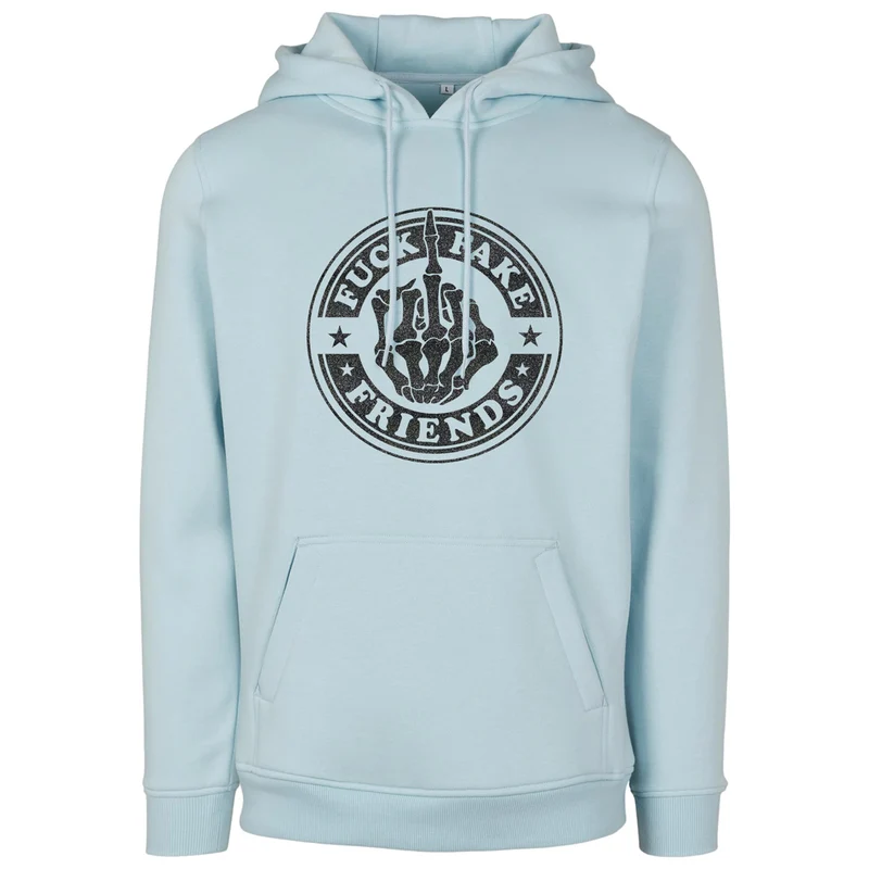 Hoodie - Fuck Fake Friends - Druck Schwarz - verschiedene Farben zur Auswahl