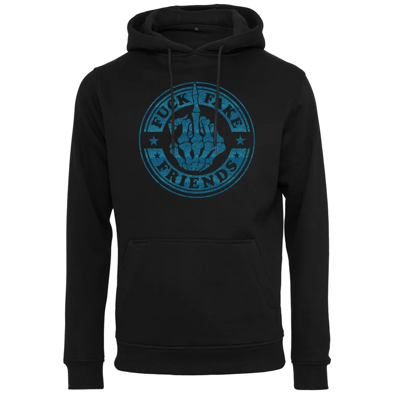 Hoodie - Fuck Fake Friends - Druck Blau - verschiedene Farben zur Auswahl