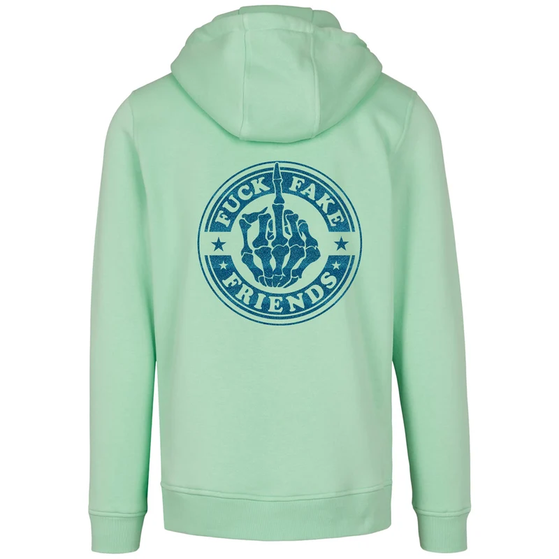 Hoodie - Fuck Fake Friends - Druck Blau - verschiedene Farben zur Auswahl