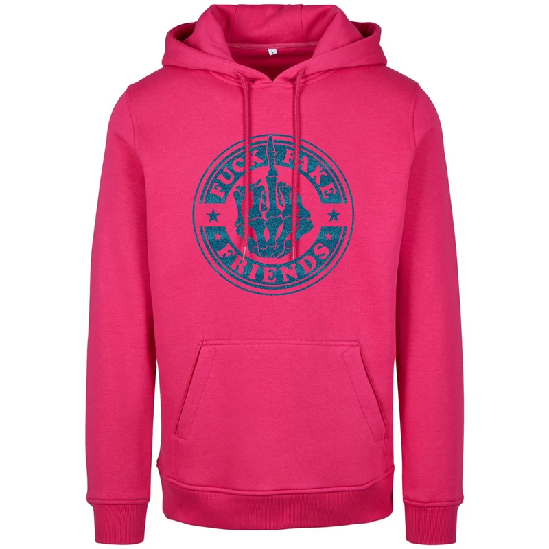 Hoodie - Fuck Fake Friends - Druck Blau - verschiedene Farben zur Auswahl