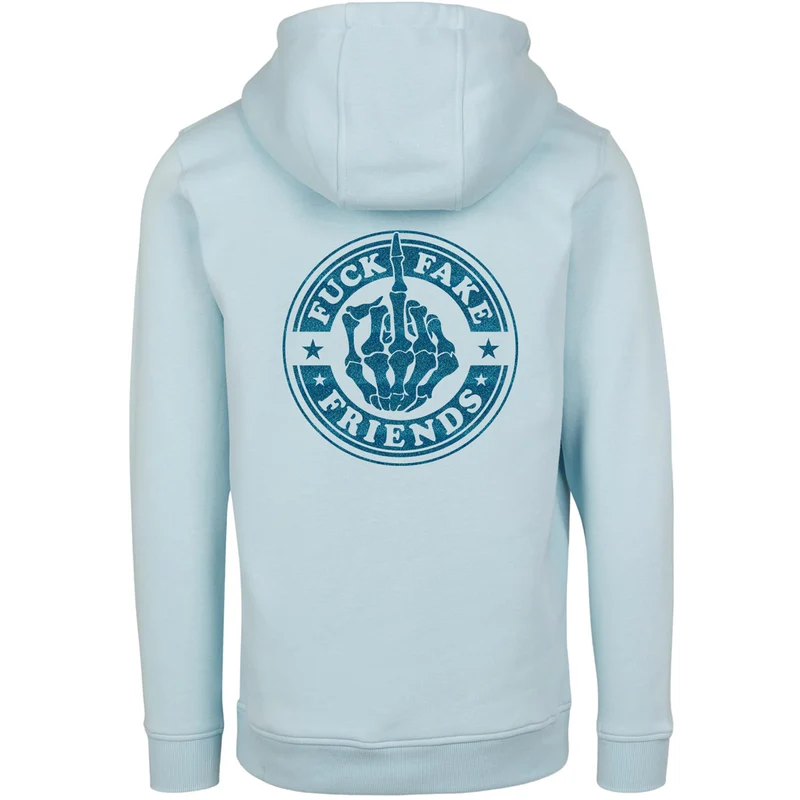 Hoodie - Fuck Fake Friends - Druck Blau - verschiedene Farben zur Auswahl
