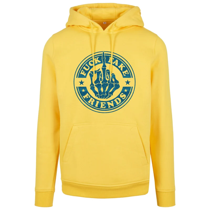 Hoodie - Fuck Fake Friends - Druck Blau - verschiedene Farben zur Auswahl