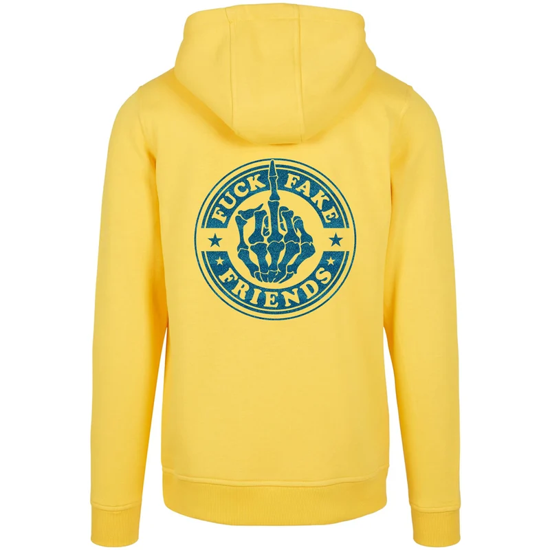 Hoodie - Fuck Fake Friends - Druck Blau - verschiedene Farben zur Auswahl