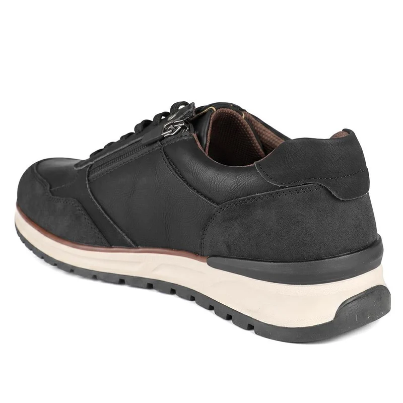Relife Extra Wide Lace Up Trainers - RELIF44005 / 329 858 - Black
