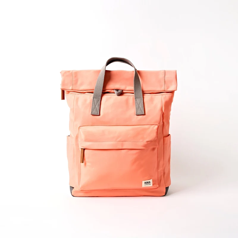 ROKA Canfield B Sugar Coral Medium Tasche aus recyceltem Nylon